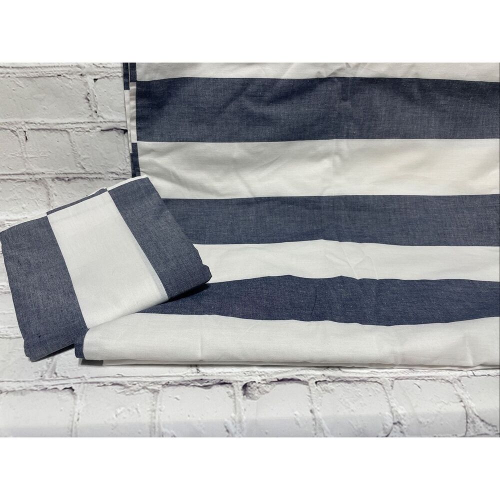 Pottery Barn Kids Organic Summer House Stripe Duvet & Sham
